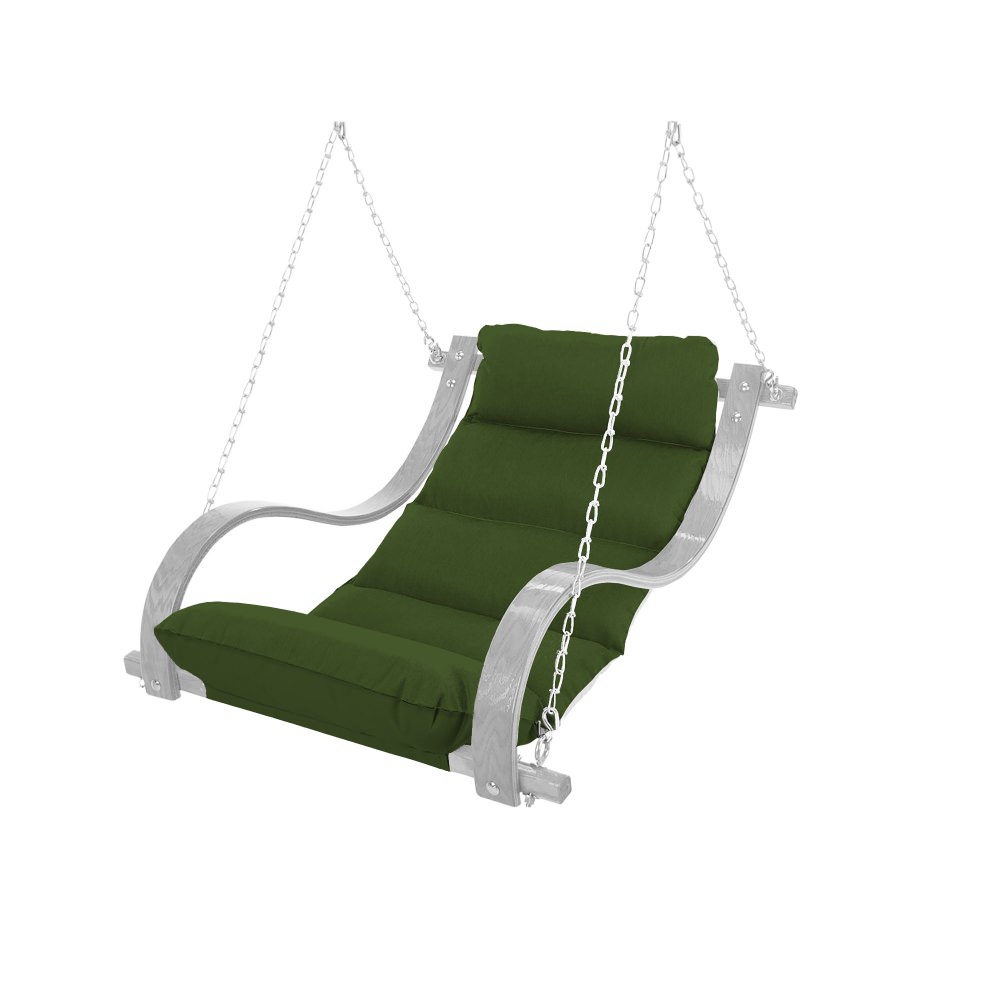Single Swing with Curved Oak Arms Replacement Cushion
